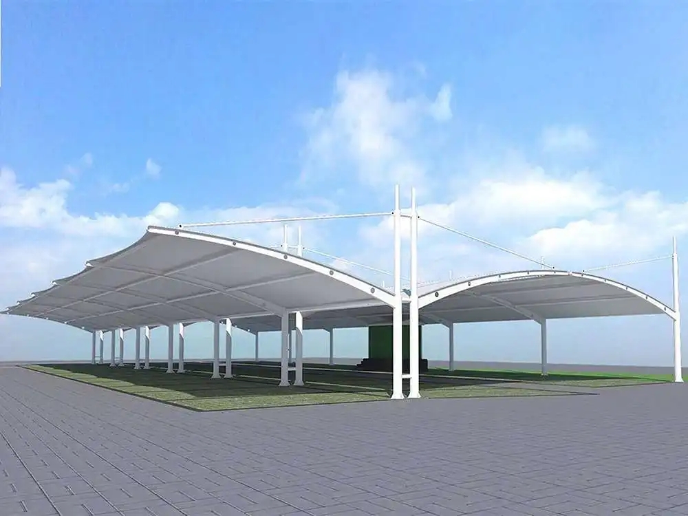 隨著膜結構車棚